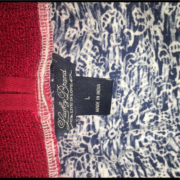 Lucky Brand High Neck Tank Top L - Picture 3 of 3